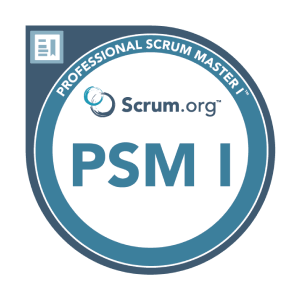 专业Scrum Master (PSM I) 认证徽章