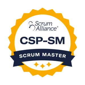 scrum alliance csp sm认证徽章